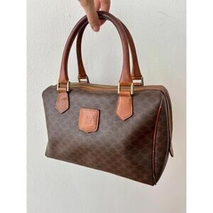 Vintage Celine Macadam Boston Bag